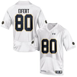 Notre Dame Fighting Irish Men's Tyler Eifert #80 White Under Armour Authentic Stitched College NCAA Football Jersey NNK1399UZ